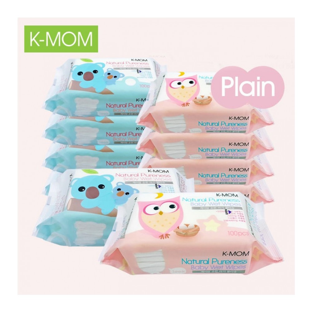Combo 10 bịch khăn ướt cao cấp k-mom hàn quốc