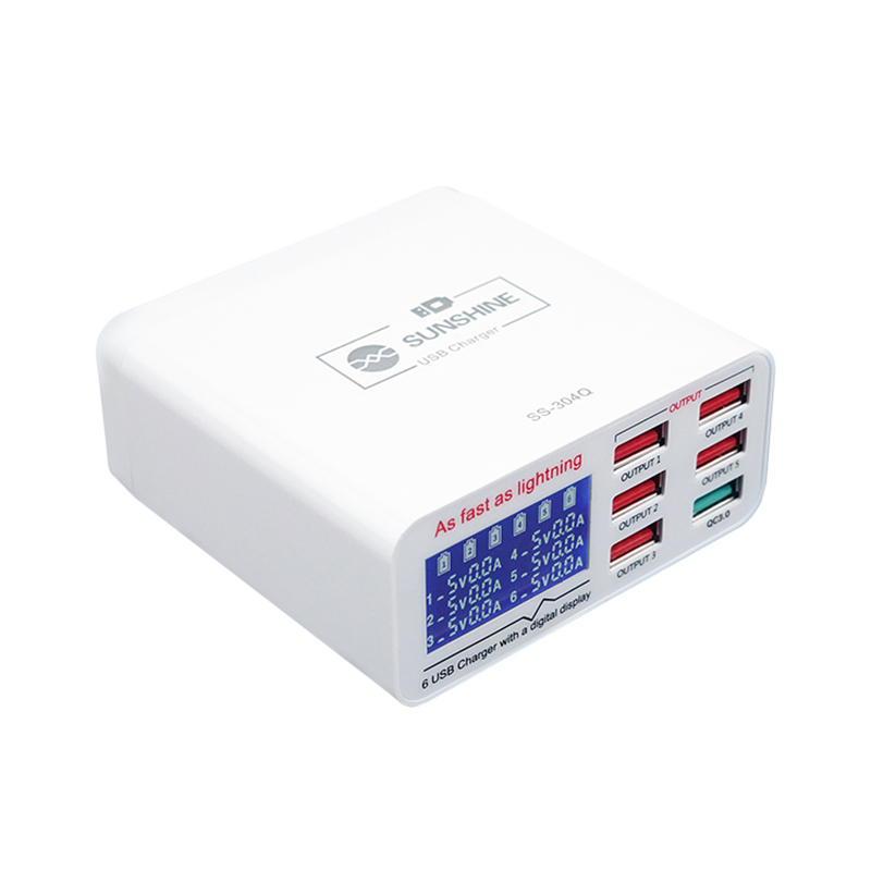 Nguồn sạc 6 cổng sunshine ss-304q