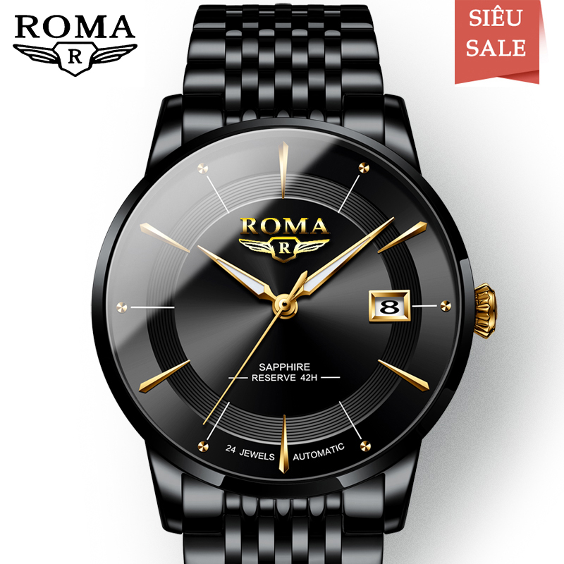 Đồng hồ Nam ROMA ITALIA 1902 Chống Nước Tốt, Màu Bền Lâu Phai, Bảo hành 12 tháng