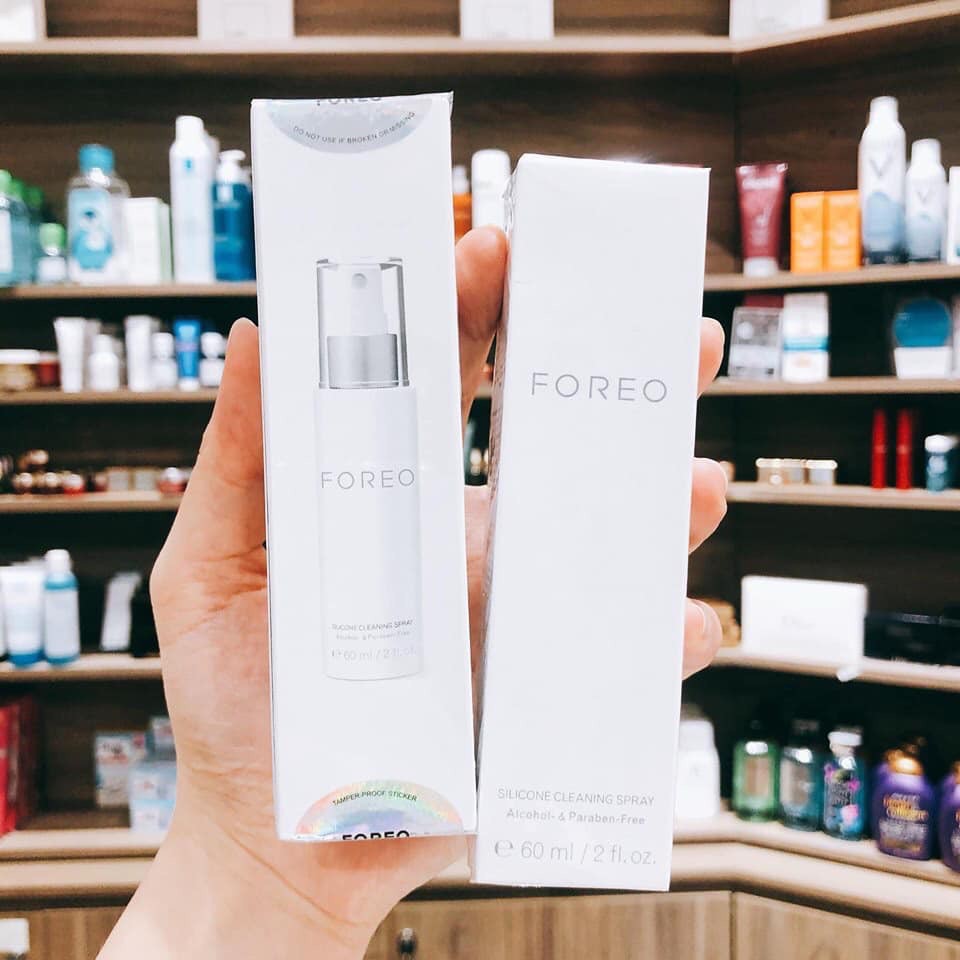 Nước rửa máy xịt vệ sinh kháng khuẩn Foreo Silicone Cleaning Spray