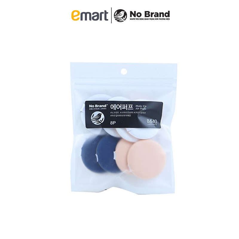 Lô 8 mút tán kem nền no brand hàn quốc - emart vn