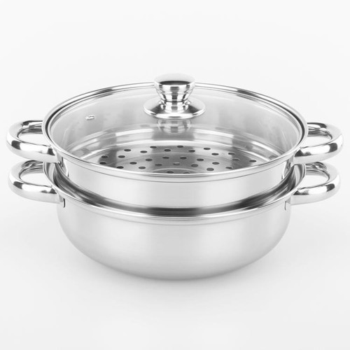 Bộ nồi hấp - nồi hấp 2 tầng size 28cm đa năng tiện dụng