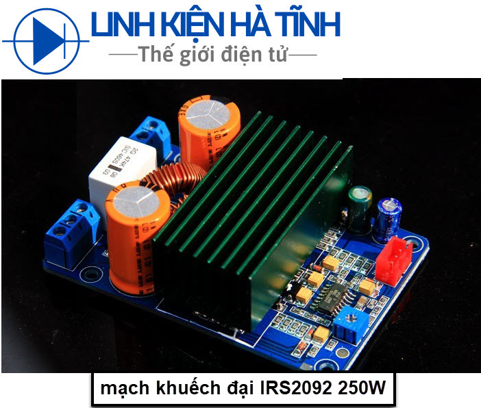 Mạch khuếch đại công suất IRS2092S IRS2092 S2092 250W Class D / Sản phẩm hoàn thiện / Mono / Ultra LM3886