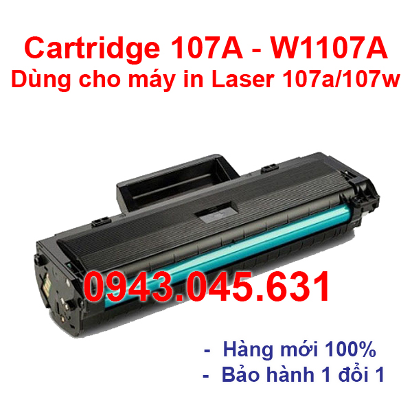 Hộp mực 107a (có chip) (Có VAT) dùng cho máy in HP Laser MFP 135a / 135w / 107a / 107w / 137fnw - Ca