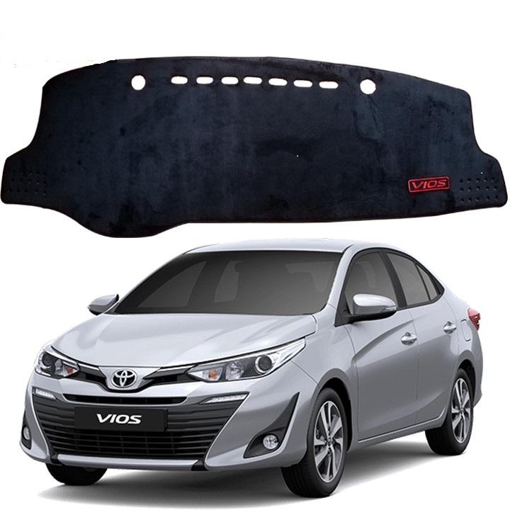 Thảm nhung taplo vios 2019 2020 2021