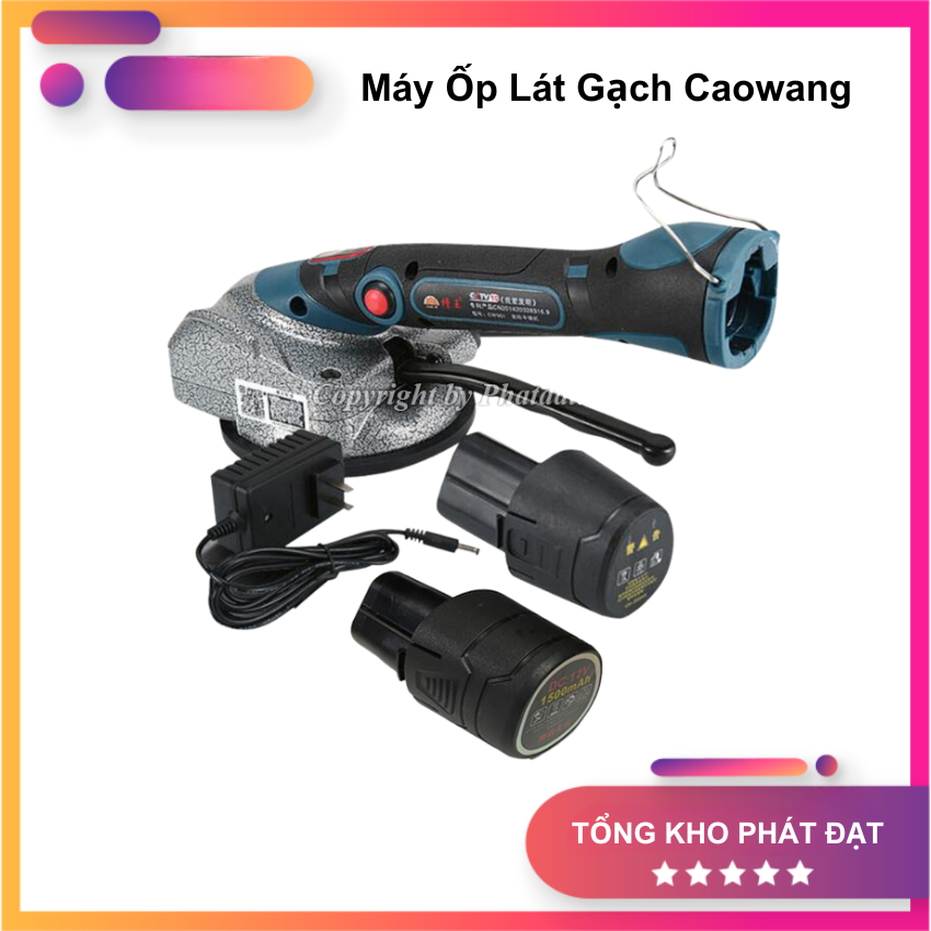 Máy Rung Ốp Lát Gạch Caowang TP701 Cao Cấp, 2 Chức Năng Rung Và Hít Gạch Chính Hãng