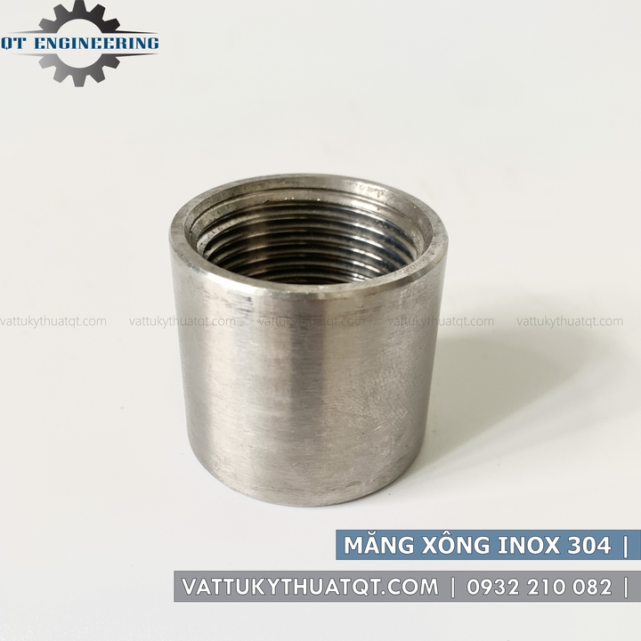 Măng Xông (Măng Sông) Ren Inox 304 | DN8-DN32 | VATTUKYTHUATQT.COM