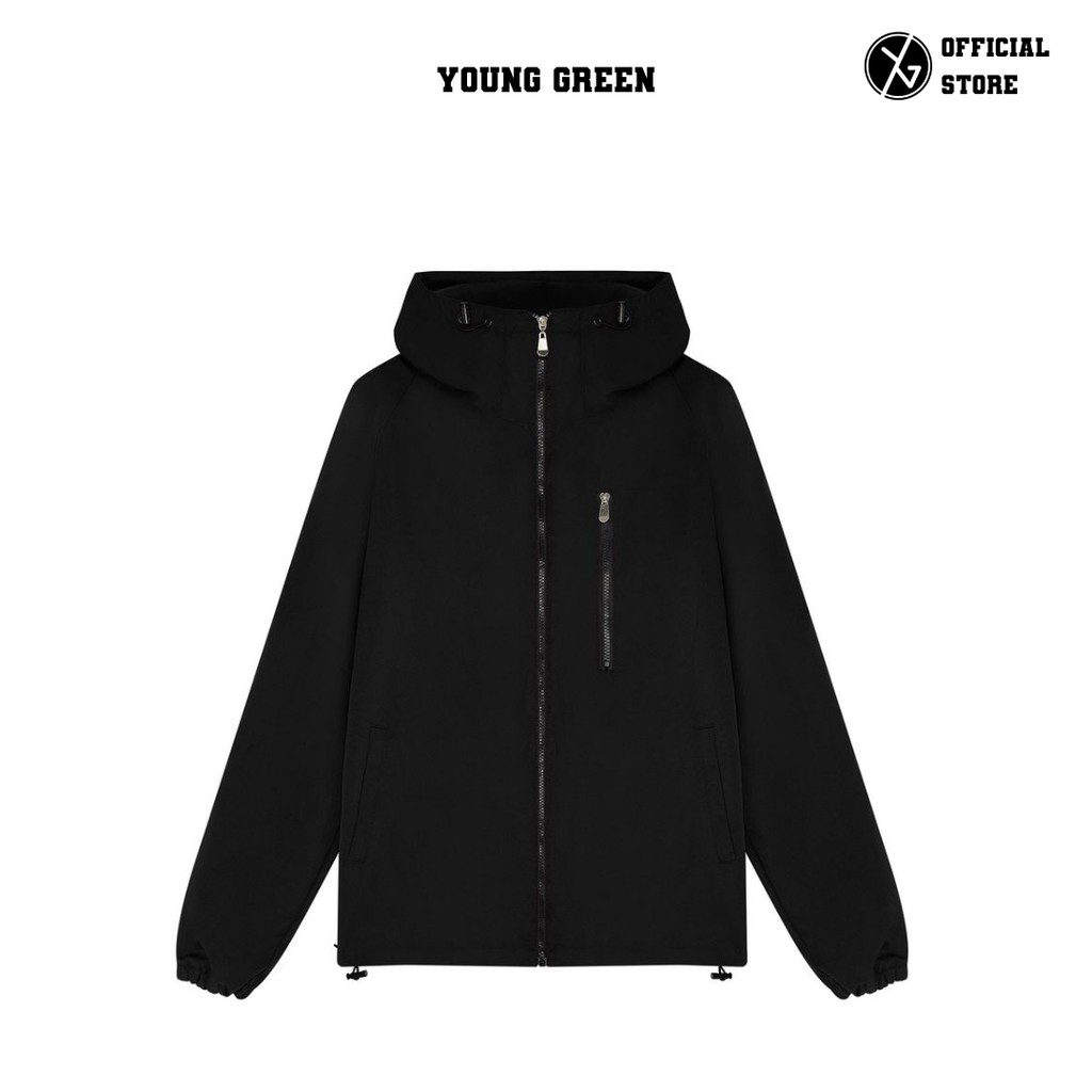 Áo khoác có nón young green jacket hoodie coach