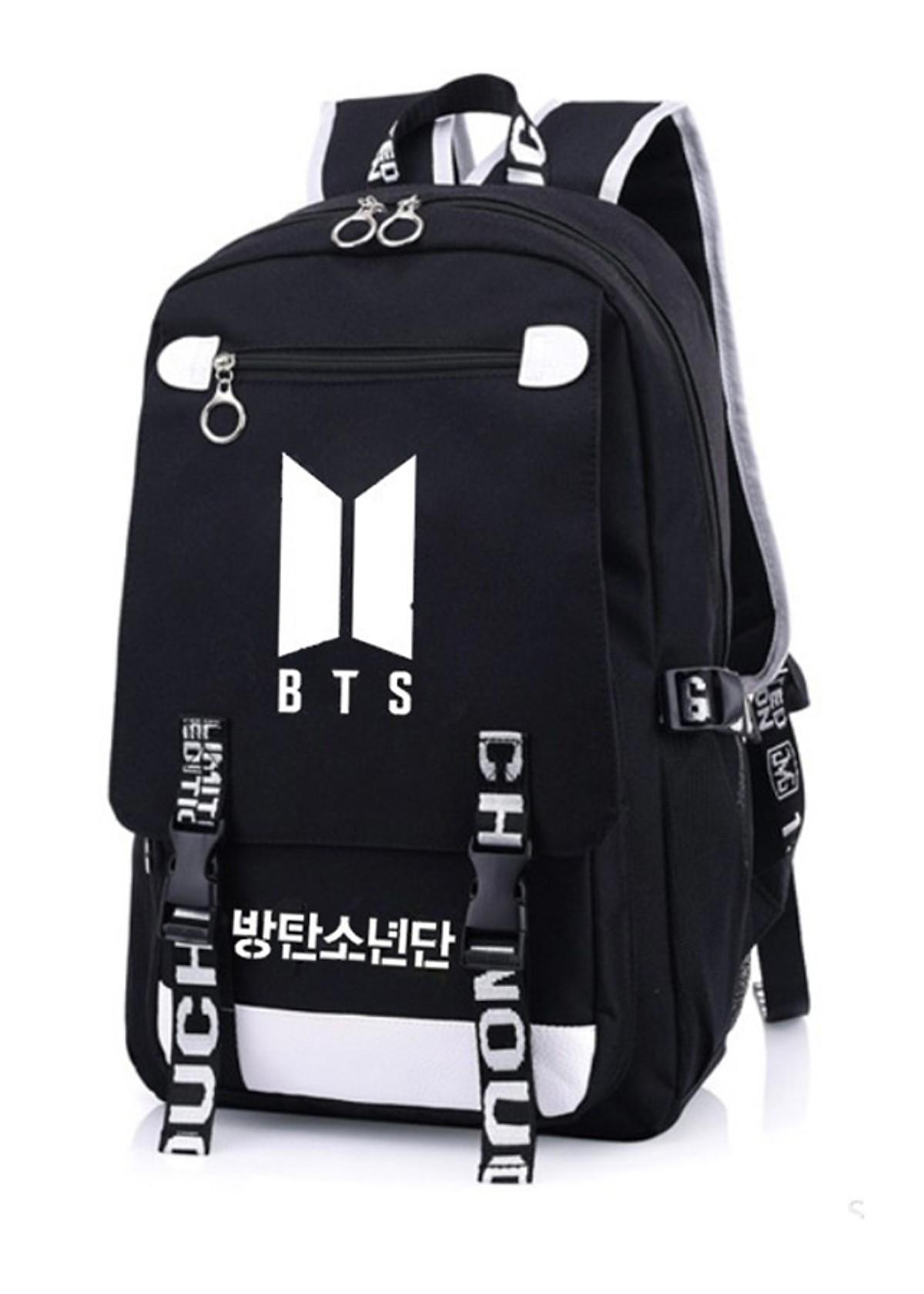 Balo Đi Học BTS, Ba lô Nữ Thời Trang Nhóm BTS, Quà Tặng Cho Các Bạn Fan Cứng Hâm Mộ BTS - BL89