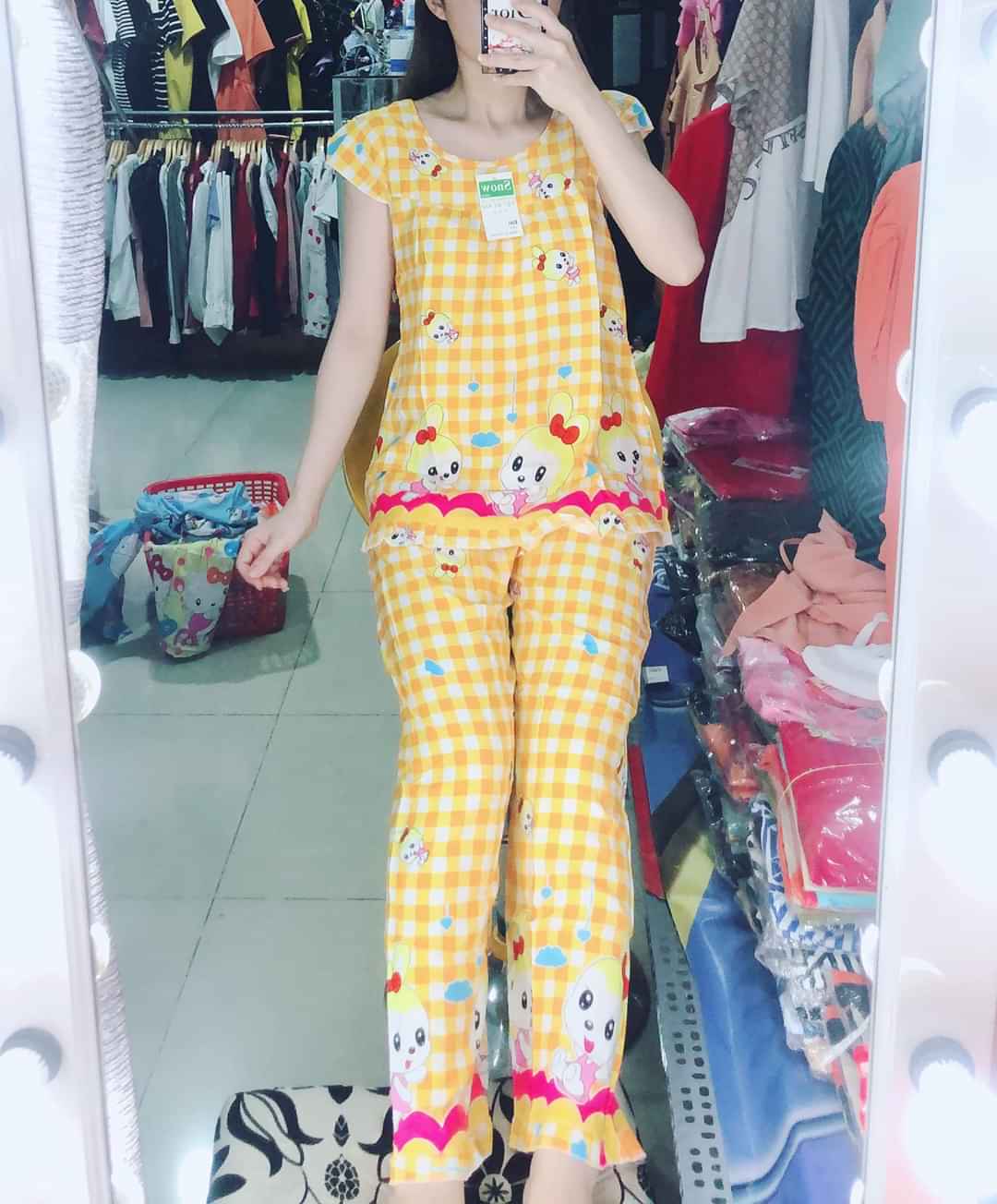 Đồ bộ tole lanh quần dài 45-80ki