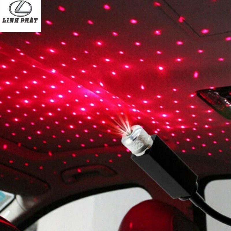 Đèn led trang trí ô tô chiếu bầu trời sao cực đẹp