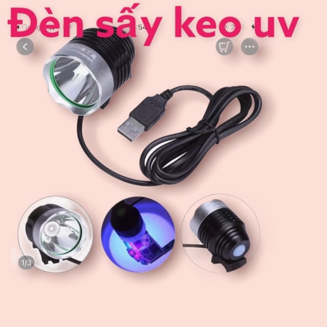 Đèn sấy keo uv