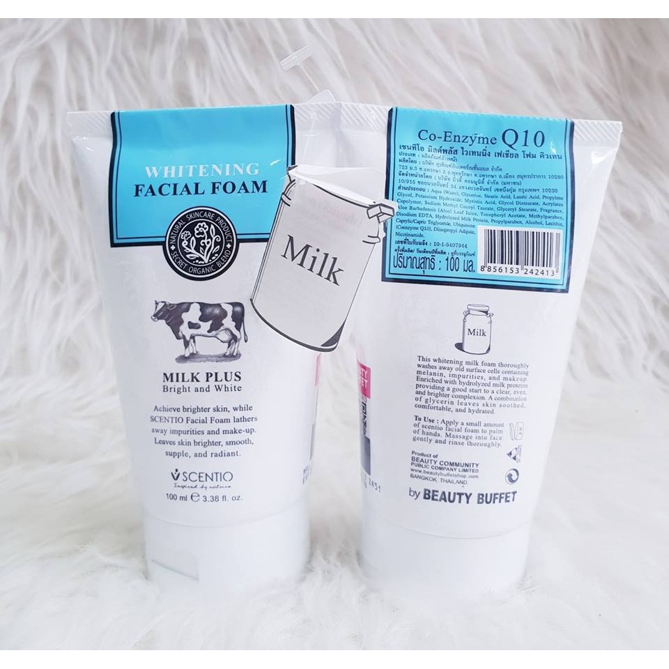 Sữa Rửa Mặt Con Bò Beauty Buffet Whitening Facial Foam - Tạo Bọt Dưỡng Trắng 100 ml