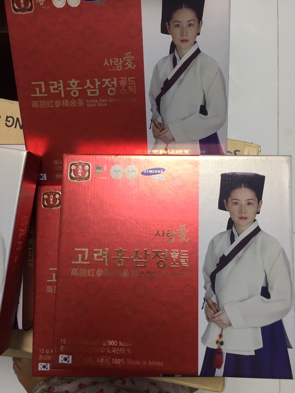 Nước hồng sâm jung gold stick hàn quốc 30 gói
