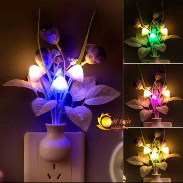 Đèn ngủ cảm ứng nấm