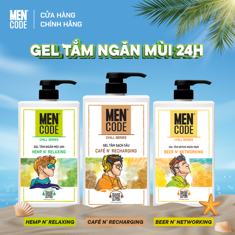 Gel Tắm Nam Mencode Hương Nước Hoa Cao Cấp 630ml