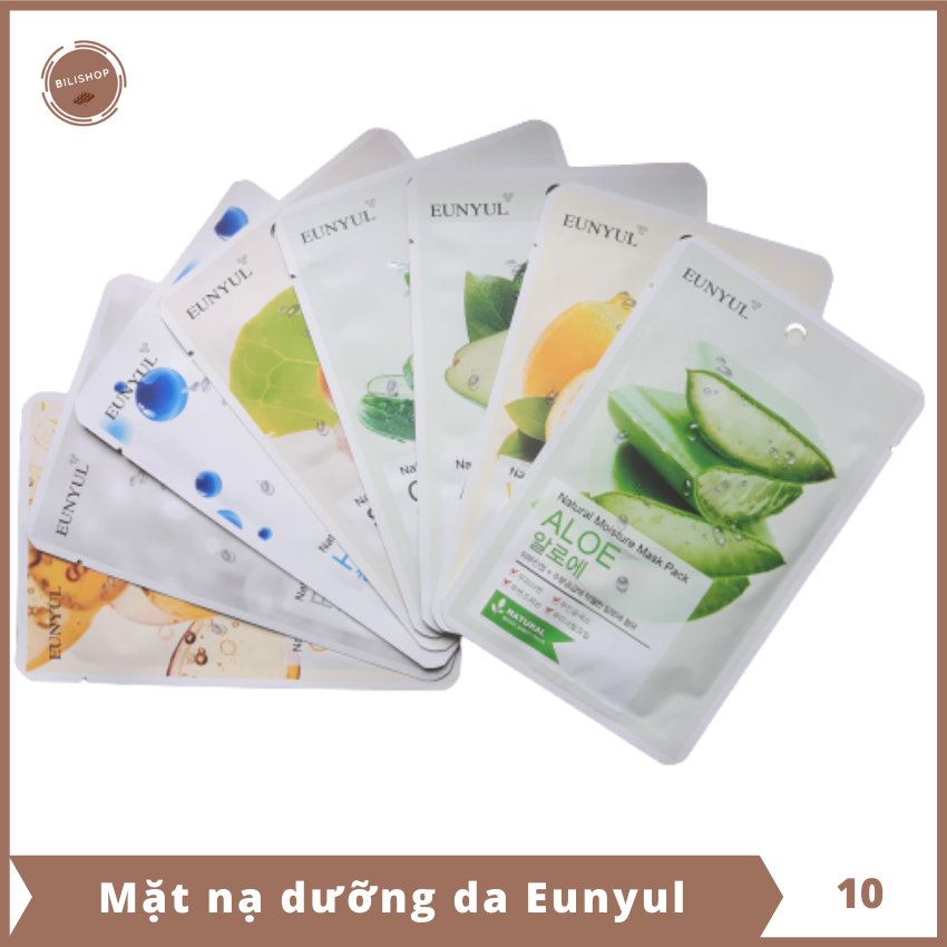 Mặt nạ dưỡng ẩm Eunyul Hàn Quốc - Combo 10 miếng