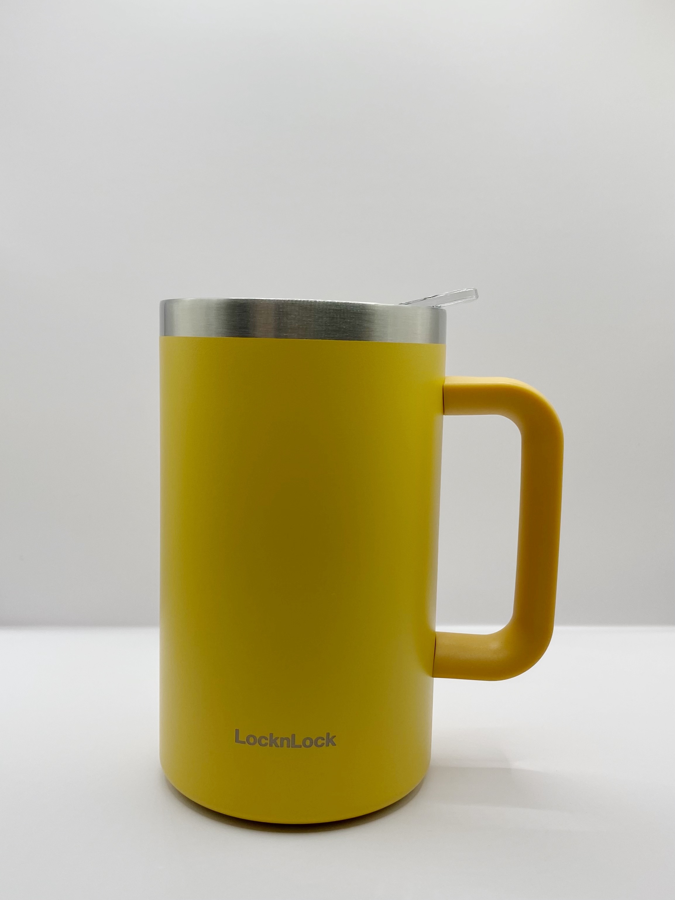 Ca giữ nhiệt flat table mug lock&lock lhc4320 730ml - tím/vàng/xanh cổ vịt - hàng chính hãng