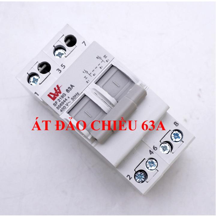 Át đảo chiều 63A cầu dao đảo 63A LW, cb đảo chiều, aptomat đảo chiều, át đảo chiều 2P
