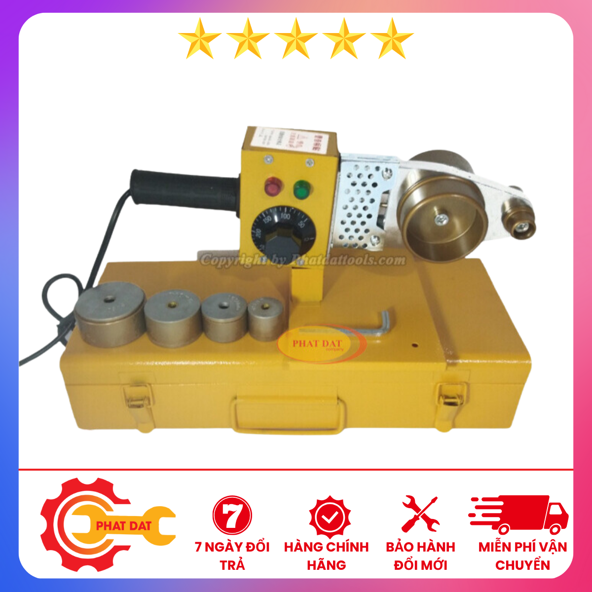Máy hàn ống nhiệt acz 20-63 công suất 800w - hàng chất lượng - bảo hành 6 tháng.