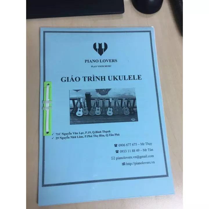 Sách giáo trình Ukulele