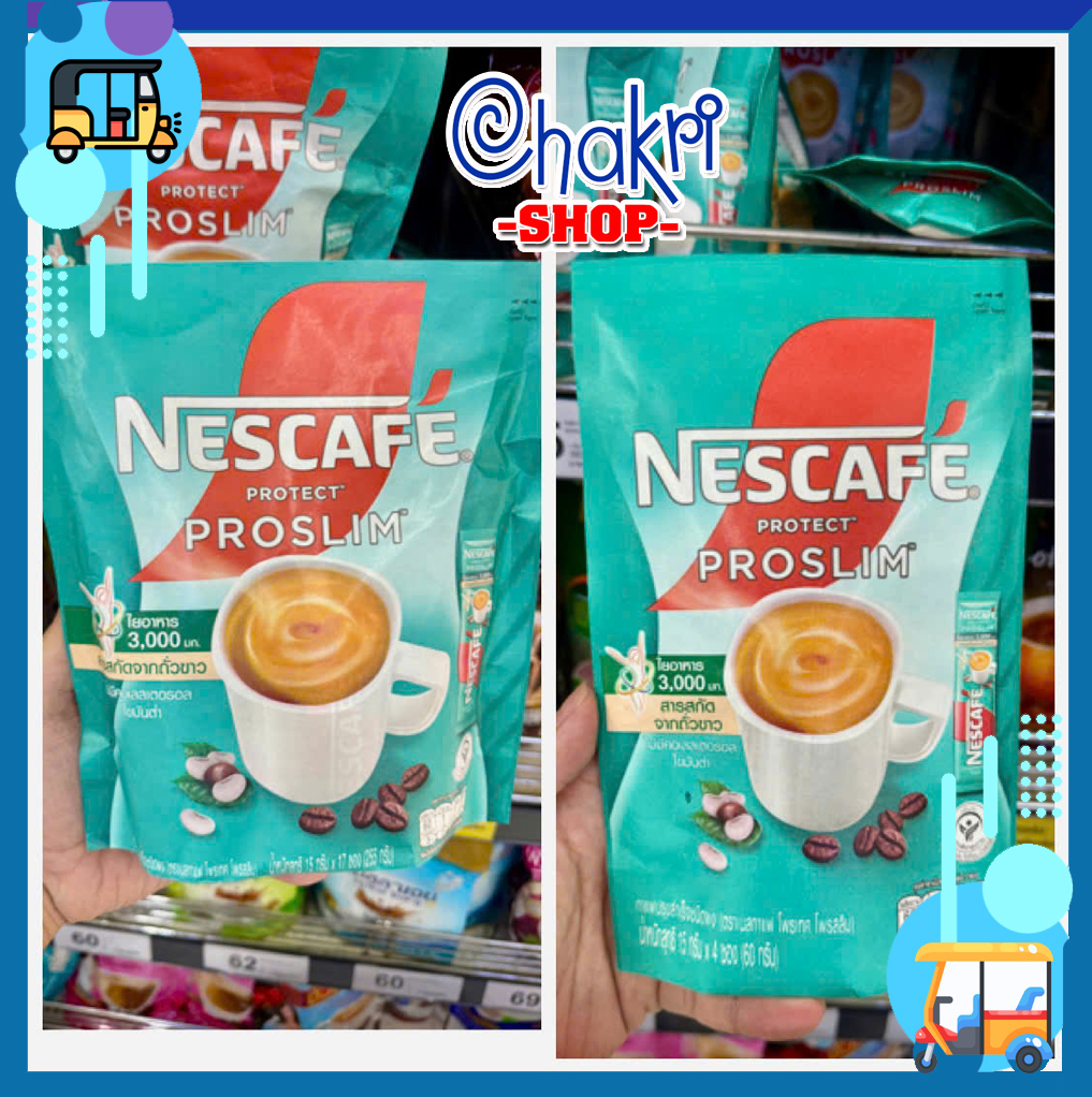 Cà phê sữa hòa tan Nescafe Bảo vệ Proslim chăm sóc sức khỏe hằng ngày (hỗ trợ giảm cân) gói 15g