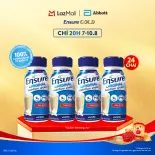 [CHỈ 20H 07-10.8 GIÁ TỐT MUA NGAY-SLCH] Thùng 24 Chai Sữa Nước Ensure Abbott Hương Vani 237ml [bao bì thay đổi theo từng đợt nhập hàng]