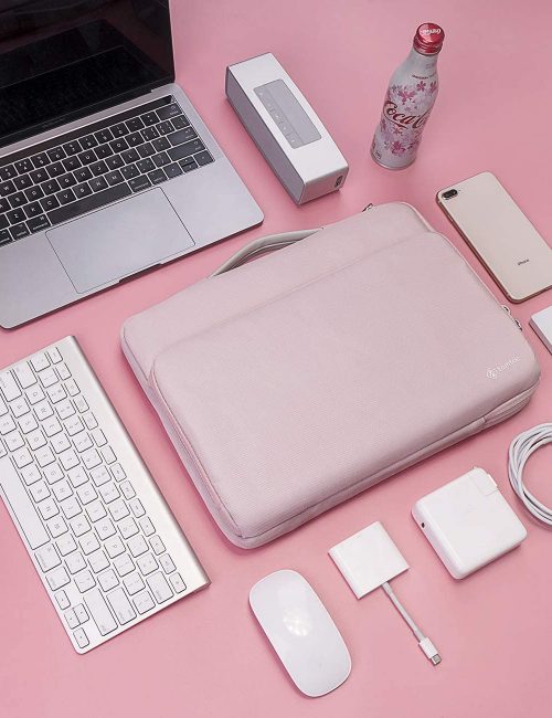 Túi xách chống sốc tomtoc briefcase macbook pro 13” new pink a14