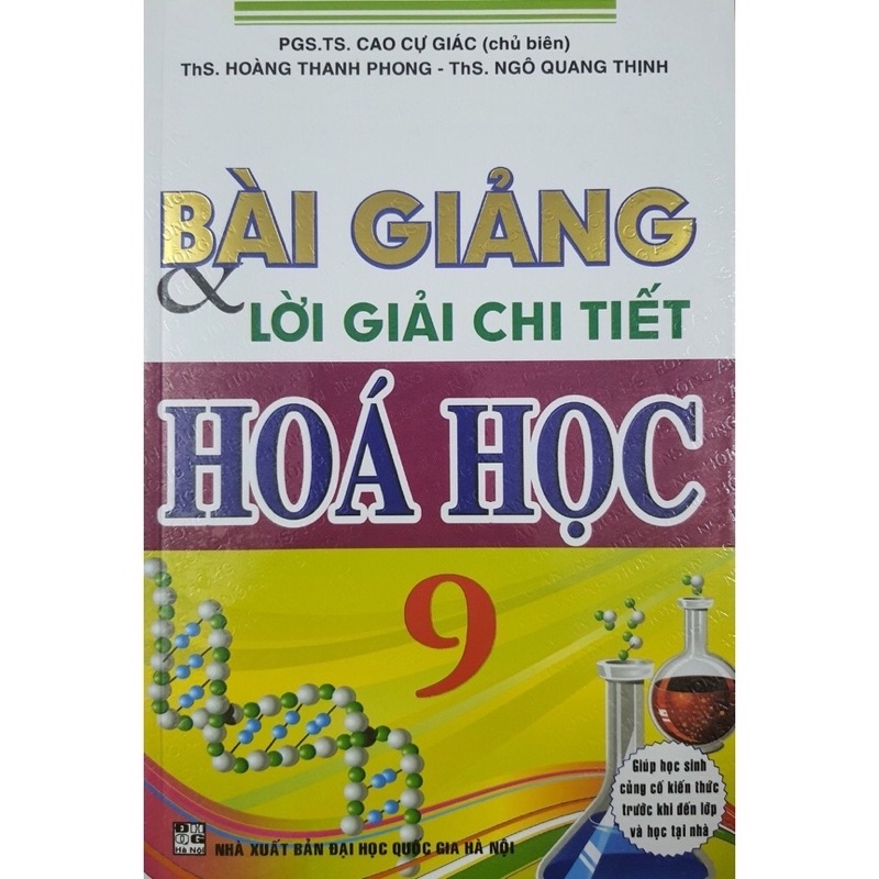 Sách - bài giảng và lời giải chi tiết hoá học 9