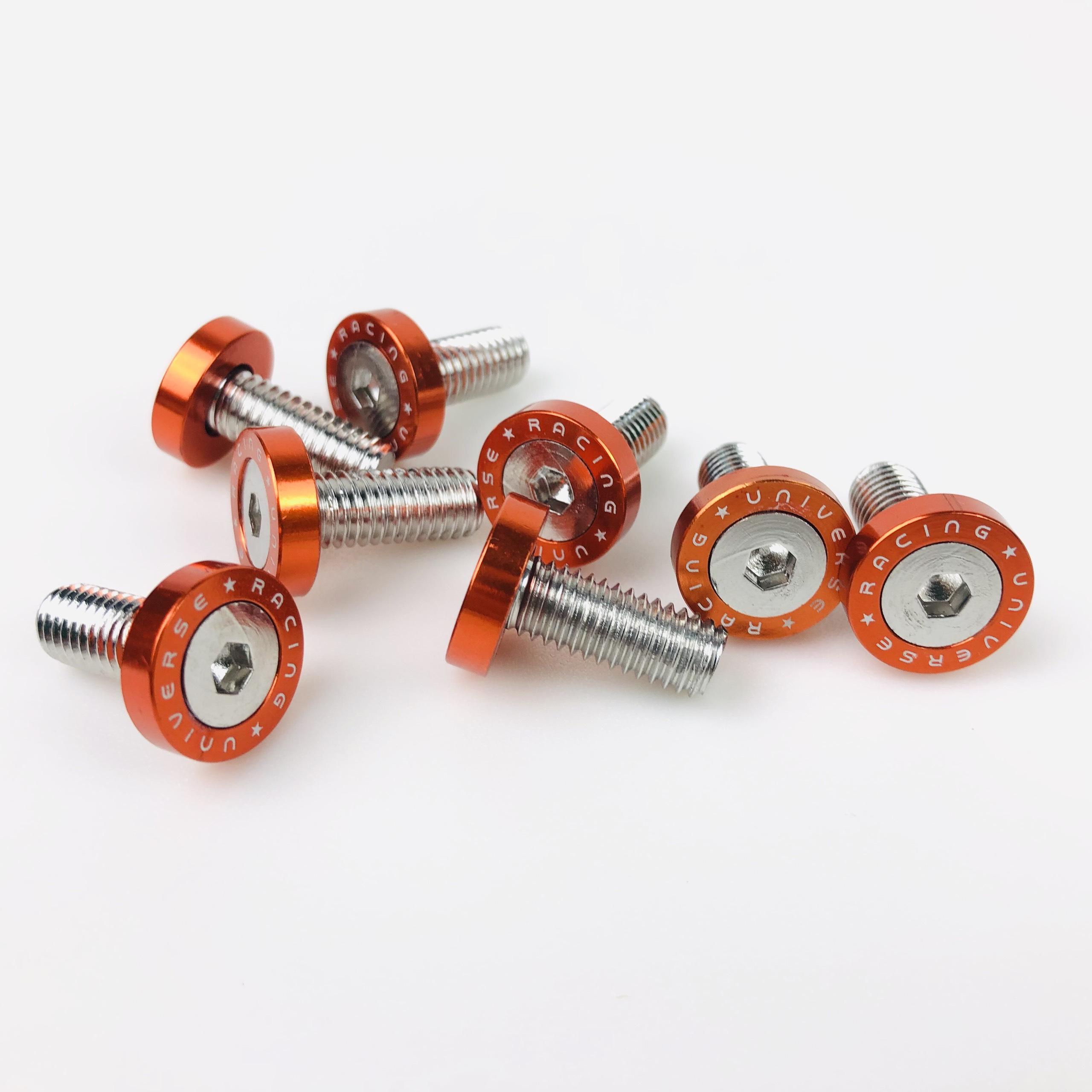 [HCM]COMBO 4 ốc đĩa kiểu nhập Thái Lan (mẫu mới nhất) dùng cho tất cả các dòng xe sử dụng thăng đĩa (màu cam)_ Hoành Sơn