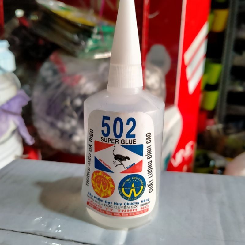 keo dính sắt- keo 502 chai lớn