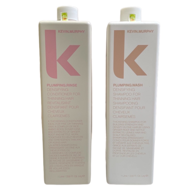 Dầu gội xả cho tóc ít, mỏng, rụng Plumping Kevin.Murphy 1000mlx2