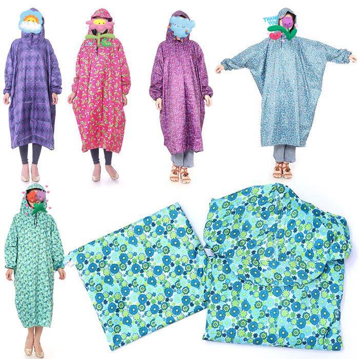 Áo mưa bít BÔNG vải dù không xẻ tà chống thấm tốt