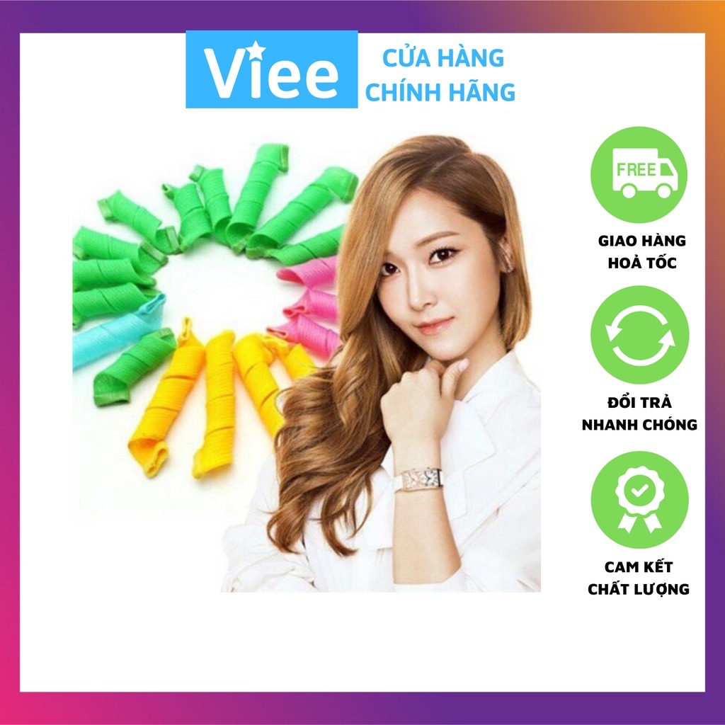 Lô uốn tóc tạo kiểu xoăn ốc sên 18 ống không dùng nhiệt