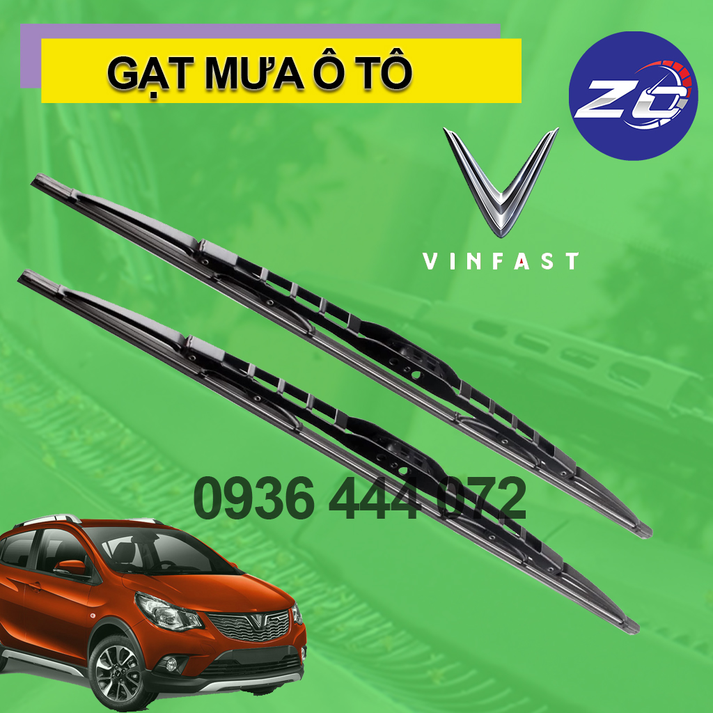 Cặp cần gạt mưa khung xương, chổi gạt mưa xe Vinfast Fadil gạt kính xe oto 4,5,7 chỗ xe tải, thanh gạt nước mưa gạt nước kính ô tô