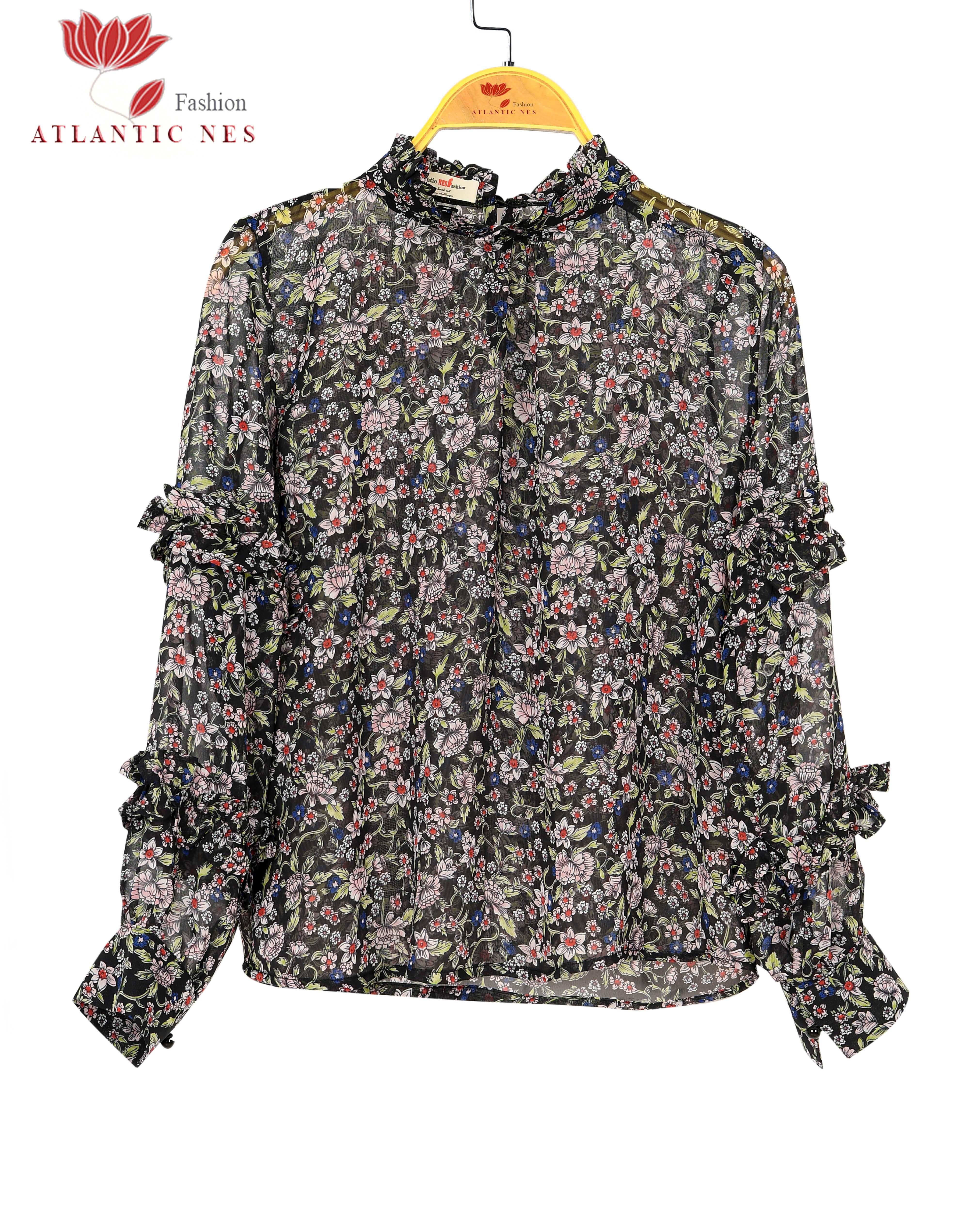 Áo sơ mi nữ, áo sơ mi nữ kiểu chất liệu chiffon nhập khẩu korea - áo sơ mi nữ đẹp 2019-áo sơ mi nữ cao cấp - áo sơ mi nữ công sở - mẫu áo sơ mi đẹp 2019 giá siêu hấp dẫn atlnes fs19 - shirt 2019rb