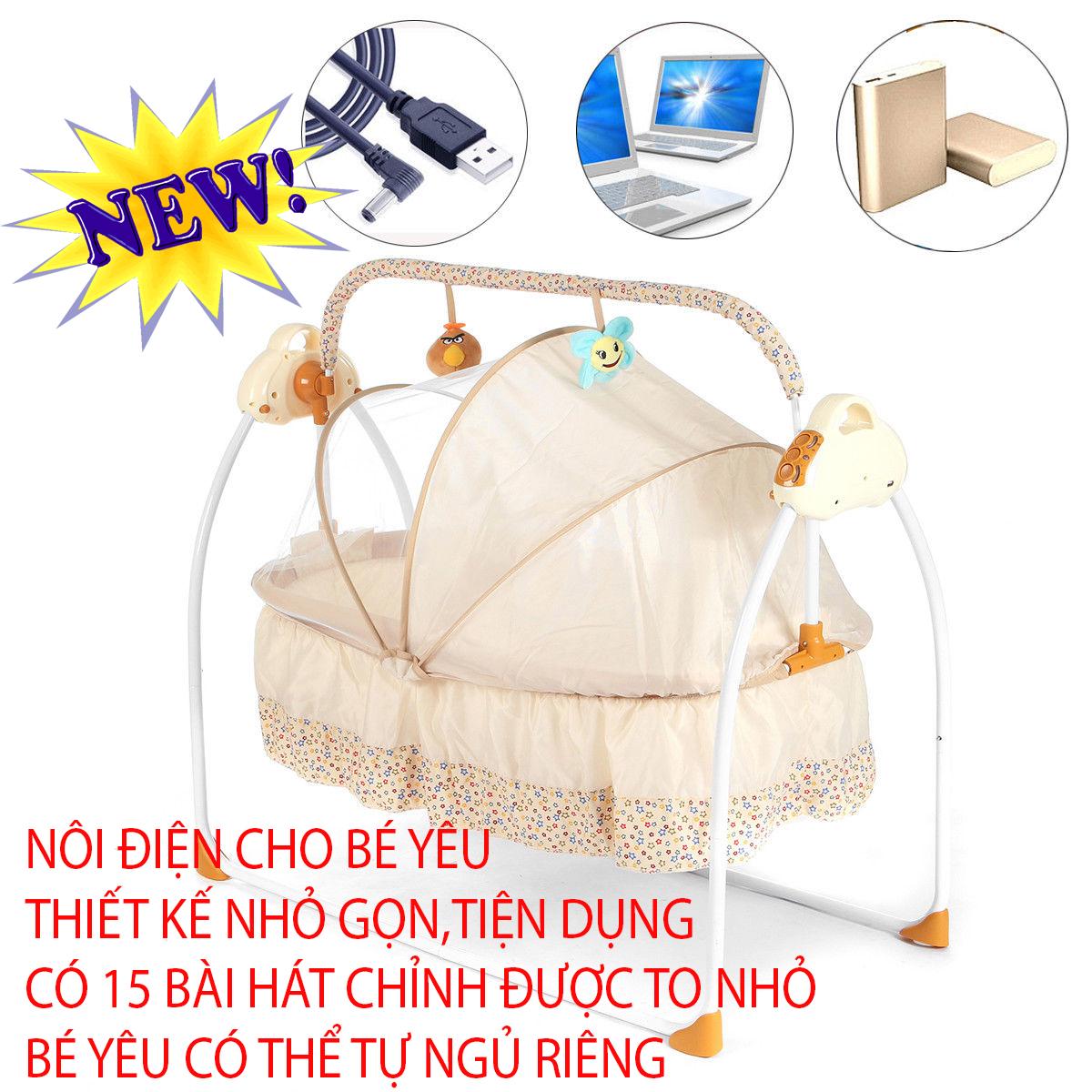Các Loại Nôi Cũi Cho Bé, Nôi Điện Em Bé Primi, Mua Nôi Điện Em Bé. Nôi Điện Em Bé Primi 808, Thiết Kế Thông Minh, Đẹp Mắt, An Toàn Chắc Chắn. Bảo Hành Bởi Lucky Store SG.