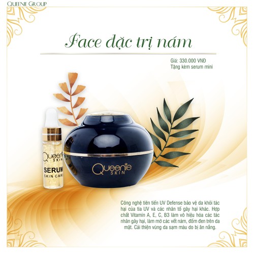Kem face nám tàn nhang và kem ủ trắng da kết hợp dưỡng da mặt nám