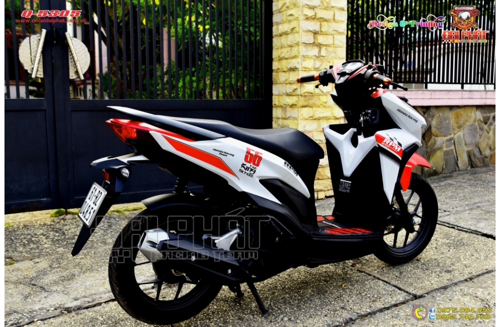 Tem Trùm Vario RPM Cam Trắng - Q-3505