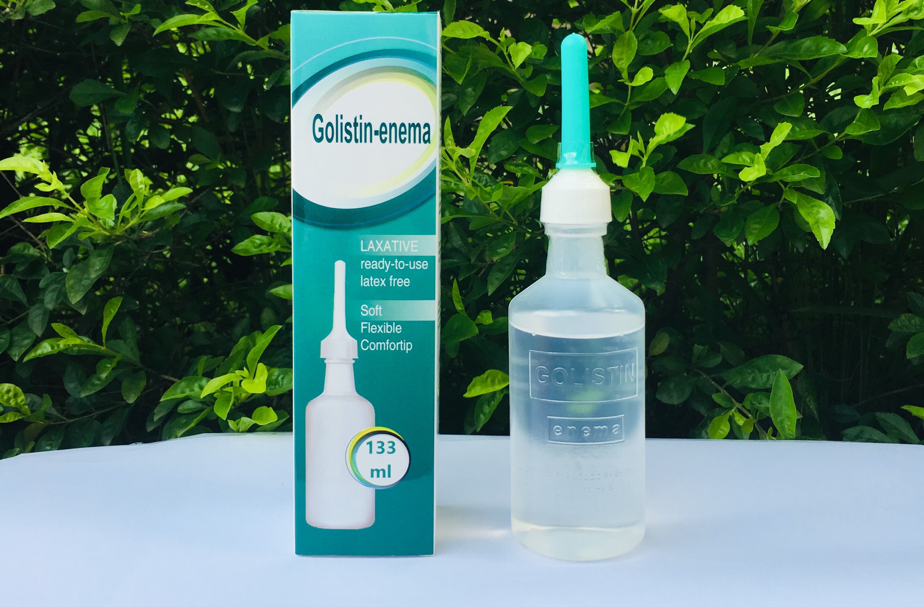 Gel thụt táo bón Golistin Enema cho trẻ em và người lớn lọ 133ml