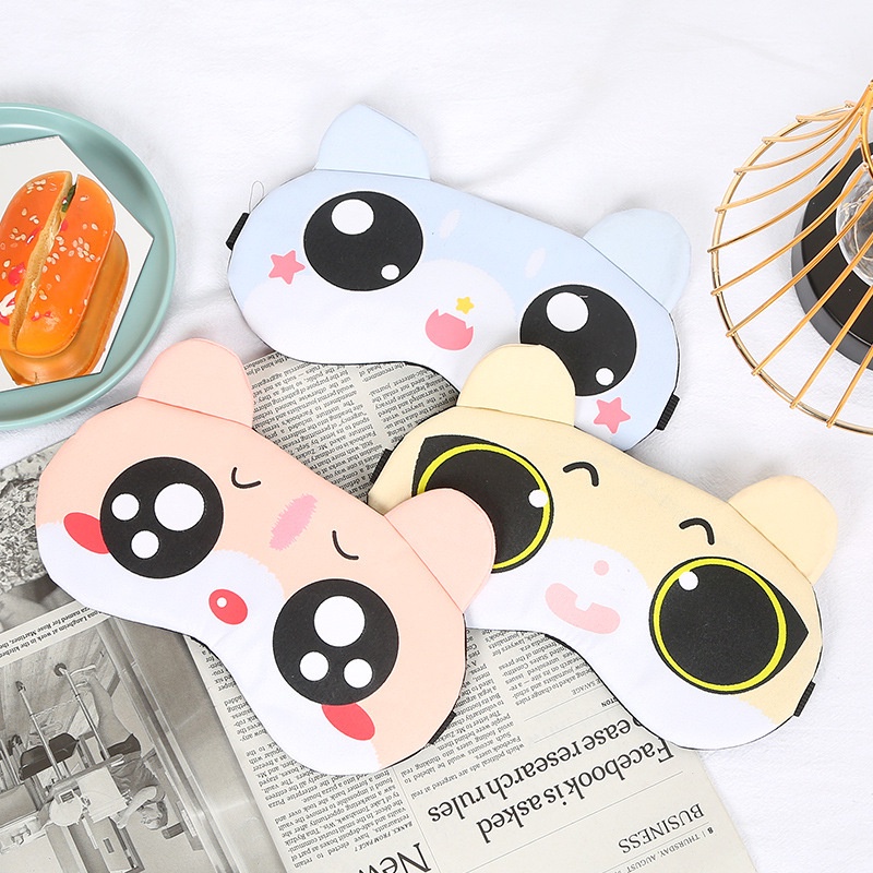 Bịt Mắt Che Mắt Ngủ Hình Thú cute Chườm lạnh chườm nóng mặt nạ mắt
