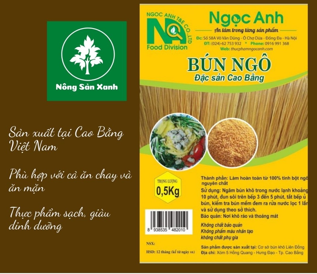 Bún ngô gói 500g - 00002