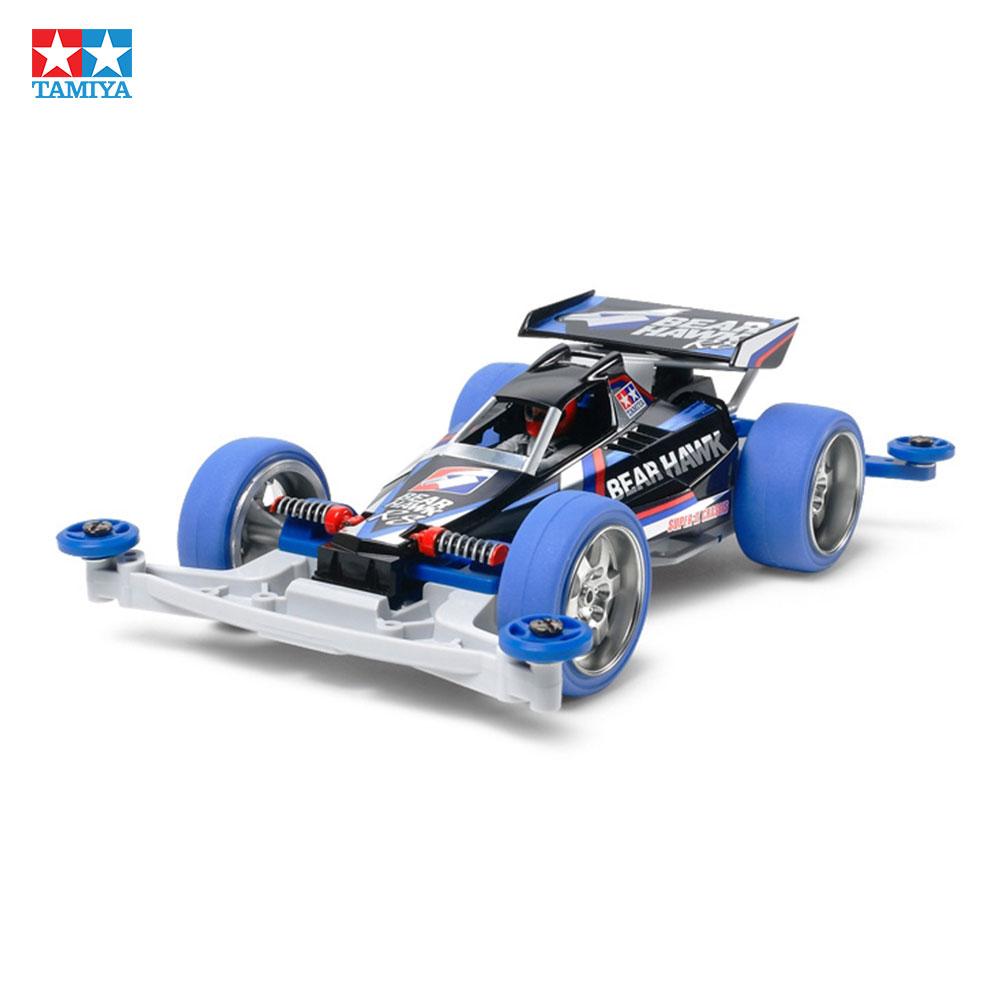 Xe đua mô hình lắp ráp – Chính hãng Nhật Bản – Bear Hawk - Tamiya mini 4WD – Nhựa ABS cao cấp dành cho trẻ từ 6 tuổi trở lên - MS.18080