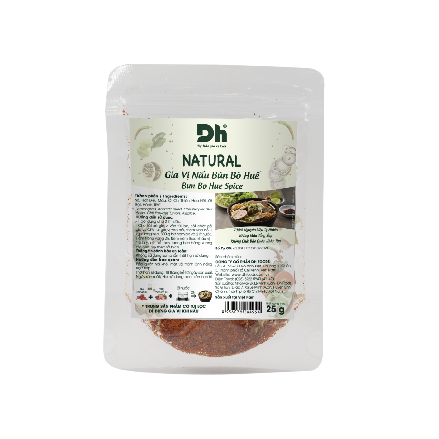 Natural gia vị nấu bún bò huế 25g
