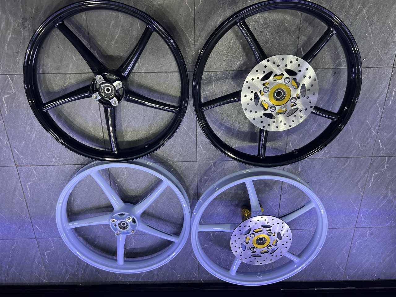 Mâm 5 cây kingroad dành cho Exciter 150, Raider,Satria,Sonic