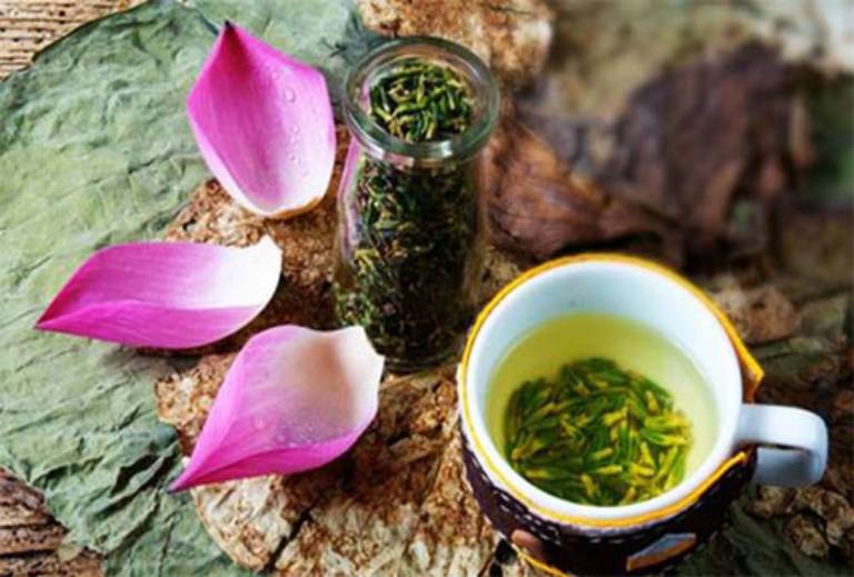 Trà tâm sen - lorensub, hộp 250gr, tâm sen sấy khô là sản phẩm nông sản có nguồn gốc từ thiên nhiên, giúp an thần ngủ ngon
