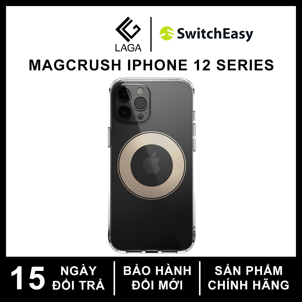 Ốp lưng magsafe switcheasy magcrush iphone 12 / 12 pro / 12 pro max