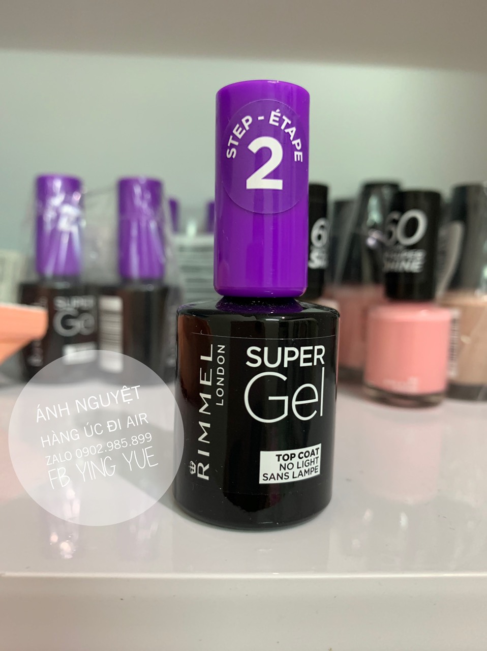 Sơn Gel khô Rimmel London - Hàng nội địa Úc