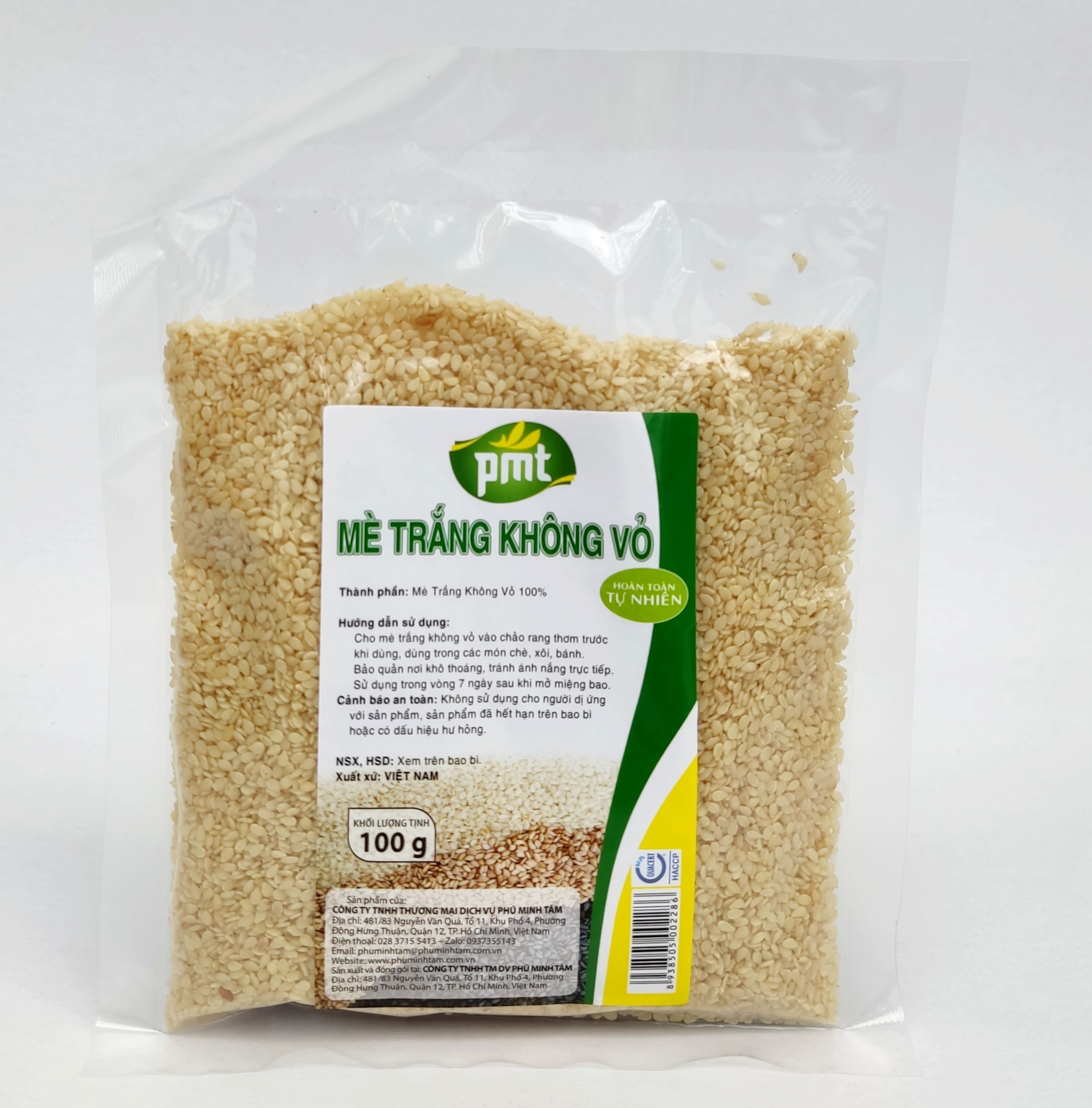 Mè trắng không vỏ Phú Minh Tâm 100g