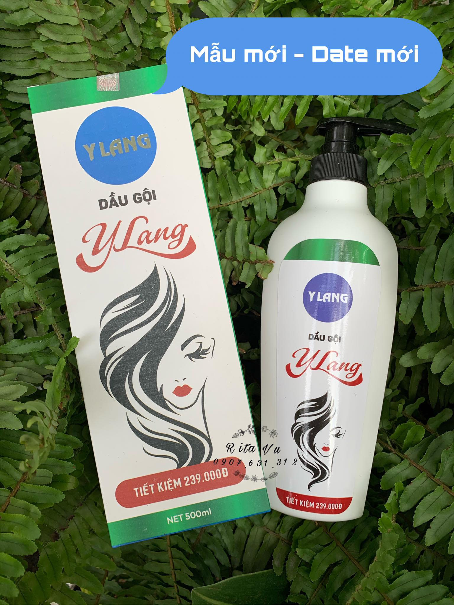 Dầu gội ngăn rụng ngăn gàu phục hồi kích mọc tóc Y lang - 500ml